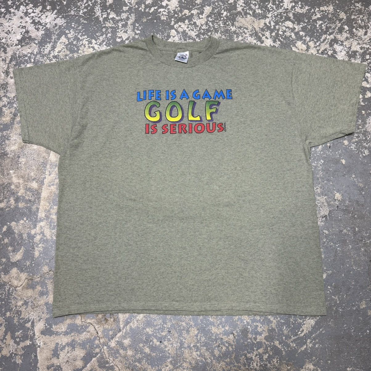 Other Vintage Life Is A Game Golf Is Serious Funny 90s Tshirt Hoodie, Sweatshirt | FlexRushtees.com