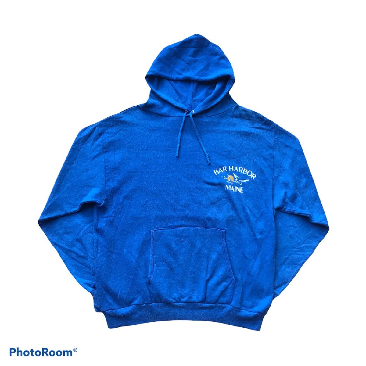 Russell Athletic X Vintage 80s Jerzees Hoodie Bar Harbor Maine Frenchman Bay