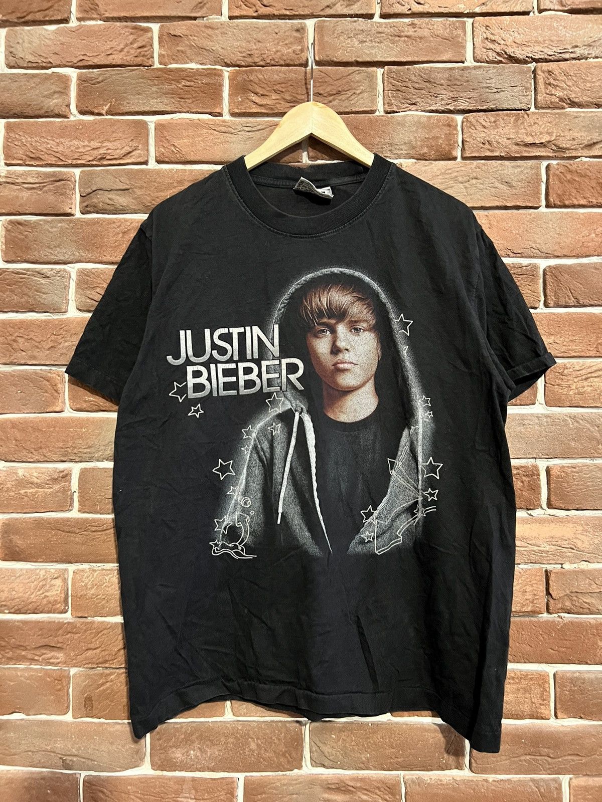 Band Tees Rare Vintage 00s Justin Bieber Washed T Shirt Hype Pop Grail Hoodie, Sweatshirt | FlexRushtees.com