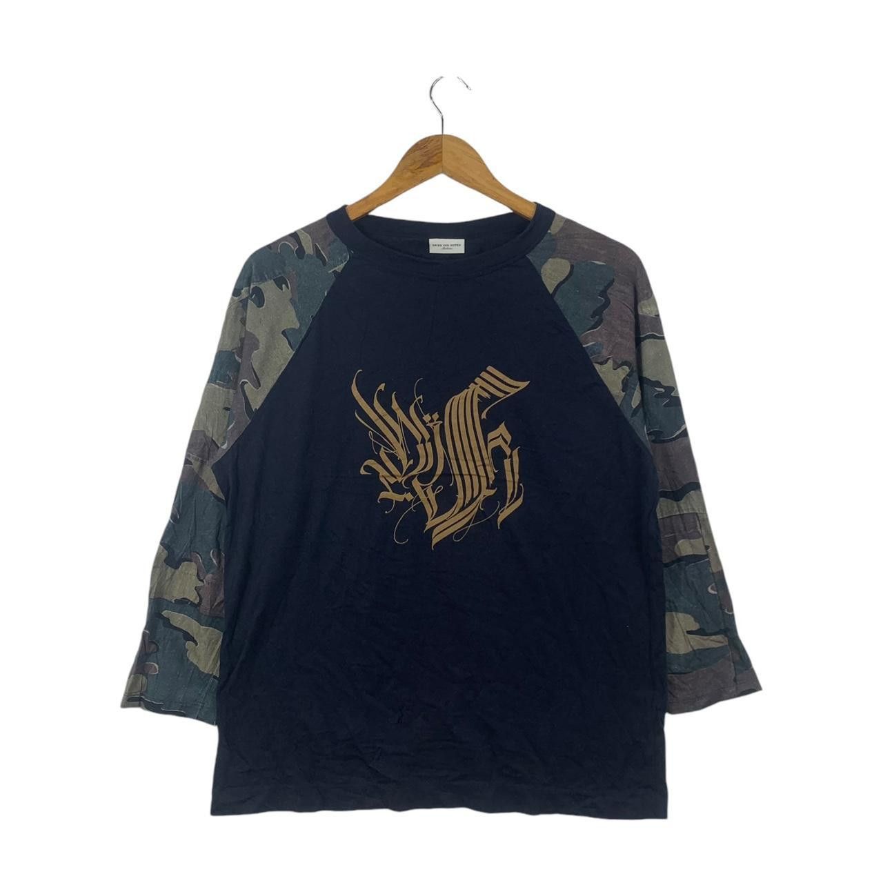Van Noten Dries Van Noten 2017 Spring Summer Camo Tee Shirt Hoodie, Sweatshirt | FlexRushtees.com