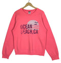 Vintage Jerzees Ocean Beach Ca Spell Out Sweatshirt