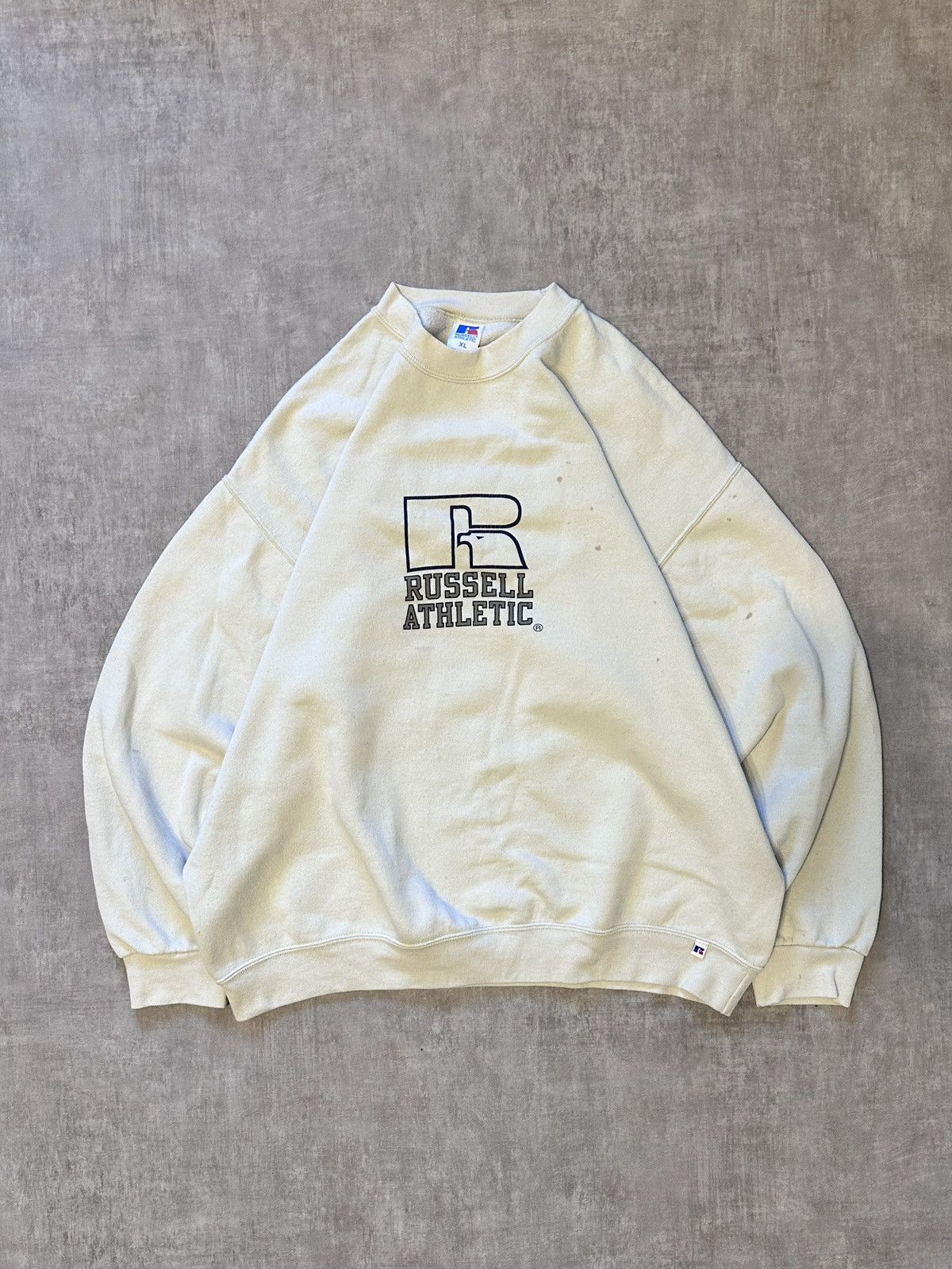 Vintage Thrashed Faded Russell Hoodie Sweater