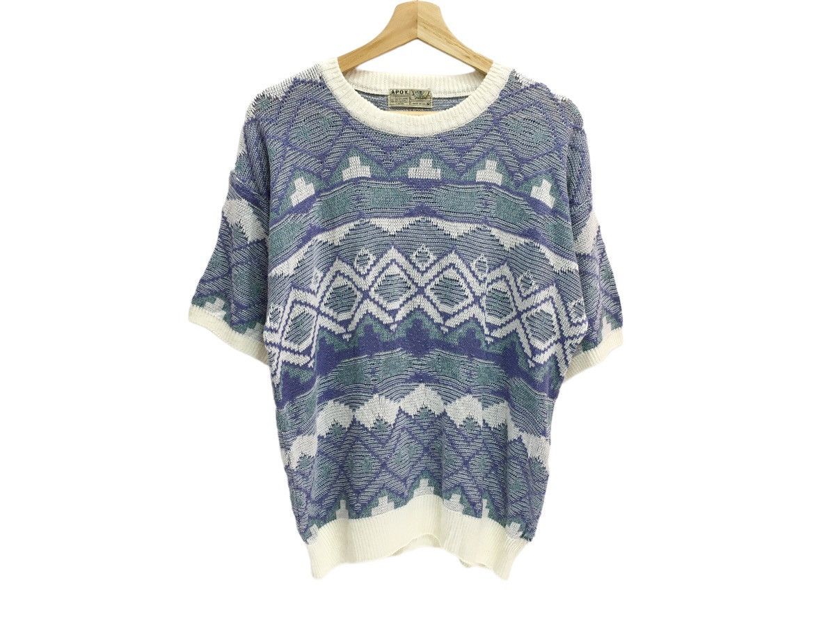Arts Science Aztec Navajo Shirt Sweater Knitwear