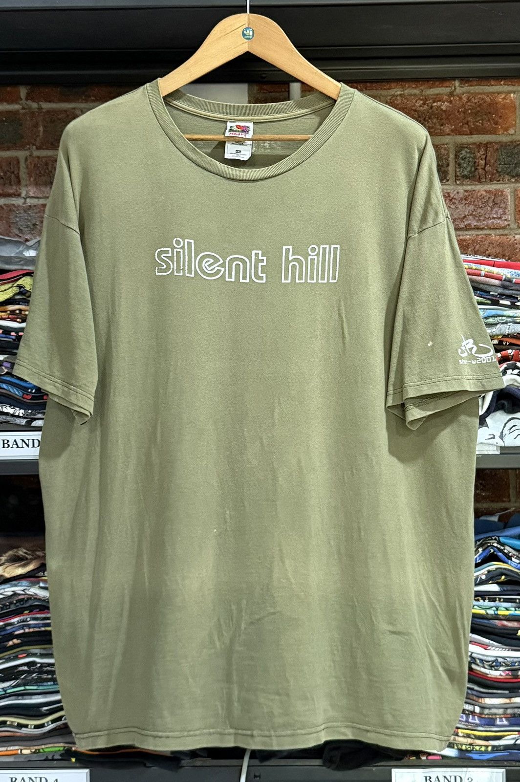 Thrashed Vintage Silent Hill Horror Movie Promo Sun Faded T