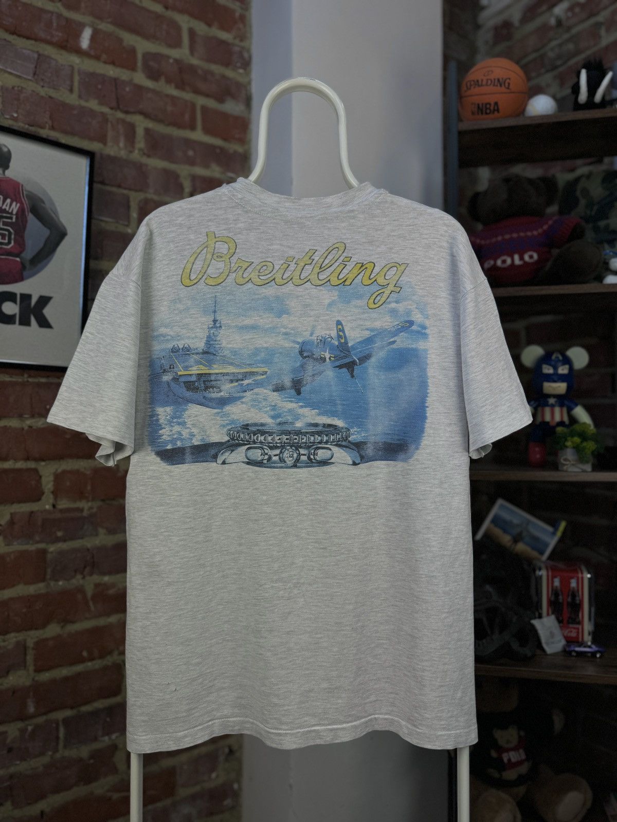 Hanes X Vintage Breitling Swiss Chronographs Vintage Hanes T Shirt