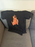 White Off White Flames Tee Hoodie, Sweatshirt | FlexRushtees.com