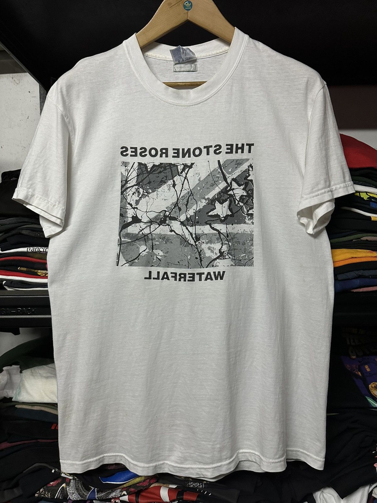 Number N Ine X Vintage Rare Vintage Number Nine X The Stone Roses Band Tee Hoodie, Sweatshirt | FlexRushtees.com