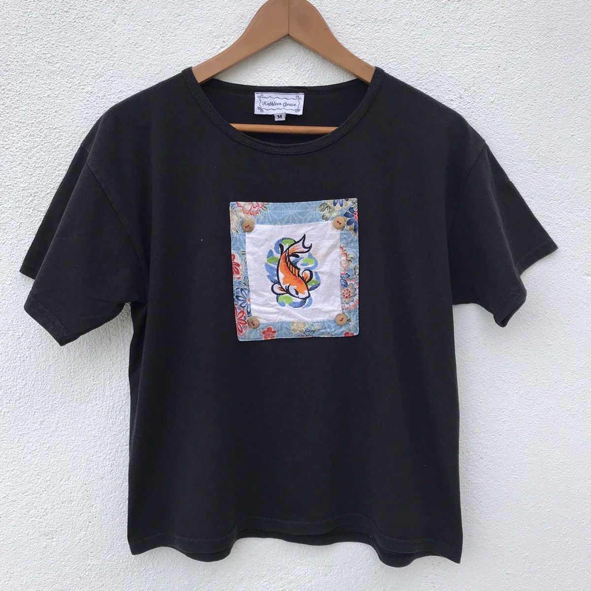 Vintage Sukajan Fish Koi Custom T Shirt Single Pocket Hoodie, Sweatshirt | FlexRushtees.com