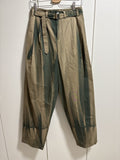 Jiyongkim Sun Bleached Belted Wide Trouser