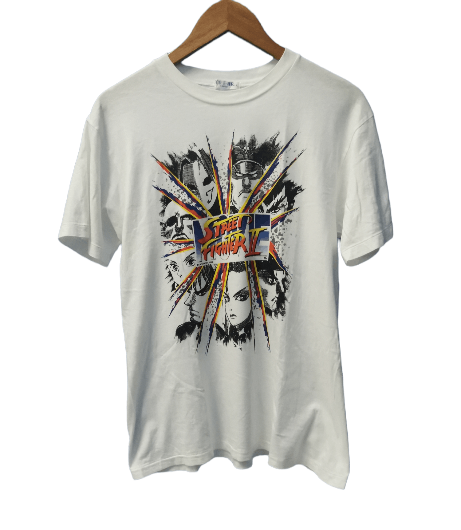 Japanese Brand Vintage Street Fighter 1993 Game Anime Tee Tekken Capcom