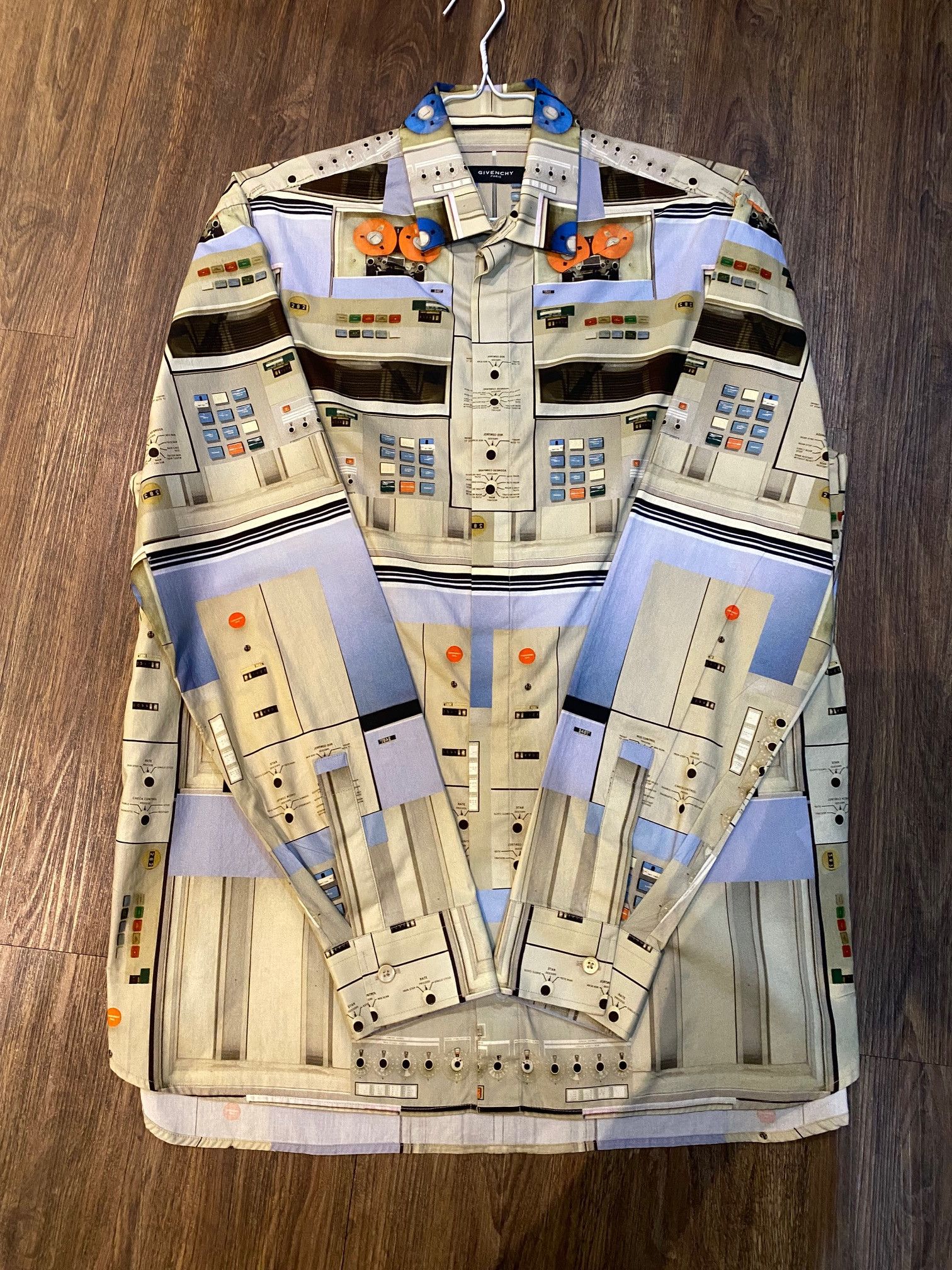 Givenchy Robot Print Shirt Spring Summer 2014 Riccardo Tisci Hoodie, Sweatshirt | FlexRushtees.com