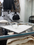 Hearts Chrome Hearts Dooable Glasses Crystal Gold