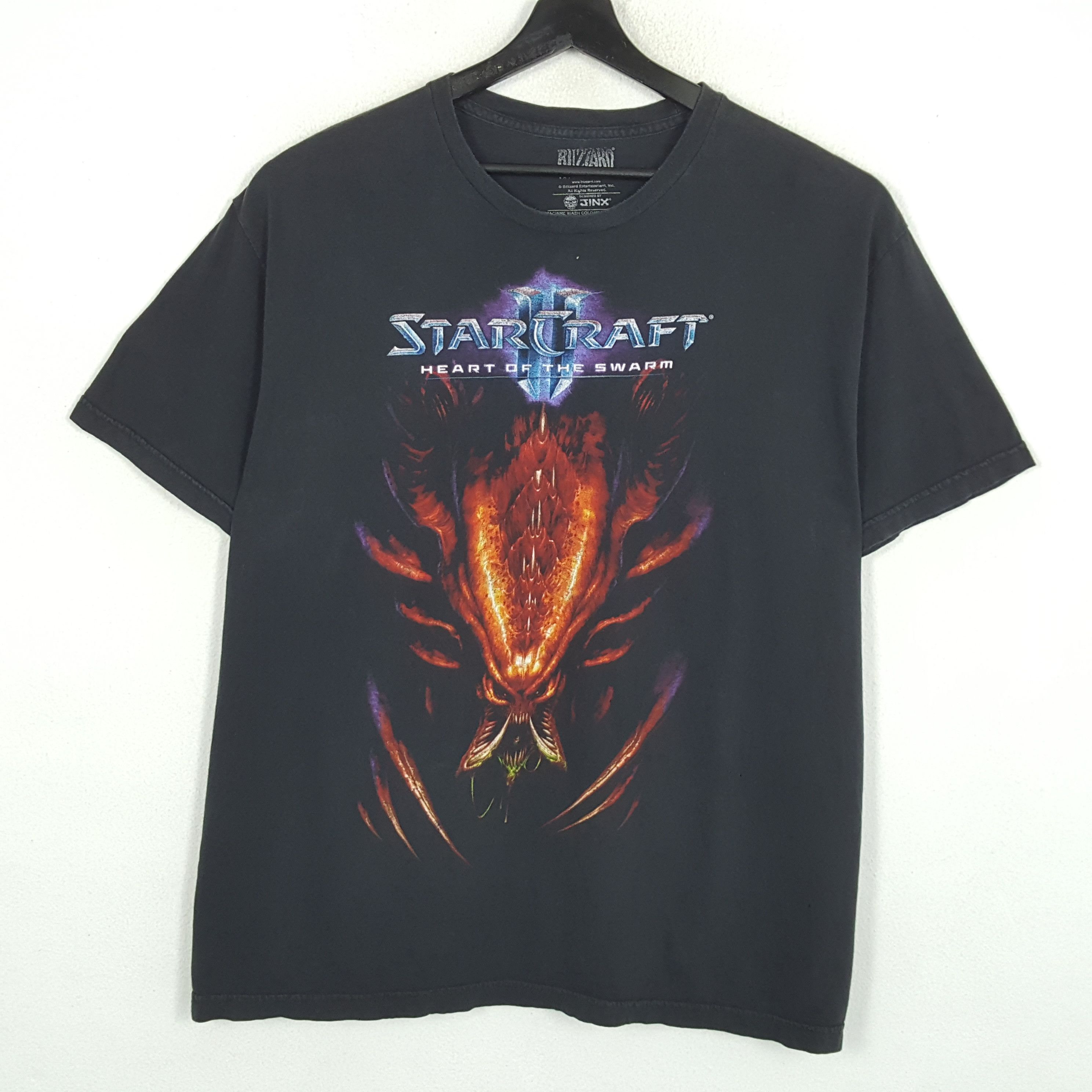 The Game X Vintage Starcraft Blizzard Playstation Games Promo Style Tshirt
