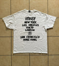 Vintage Stussy World Tour Boxy T Shirt Hoodie, Sweatshirt | FlexRushtees.com