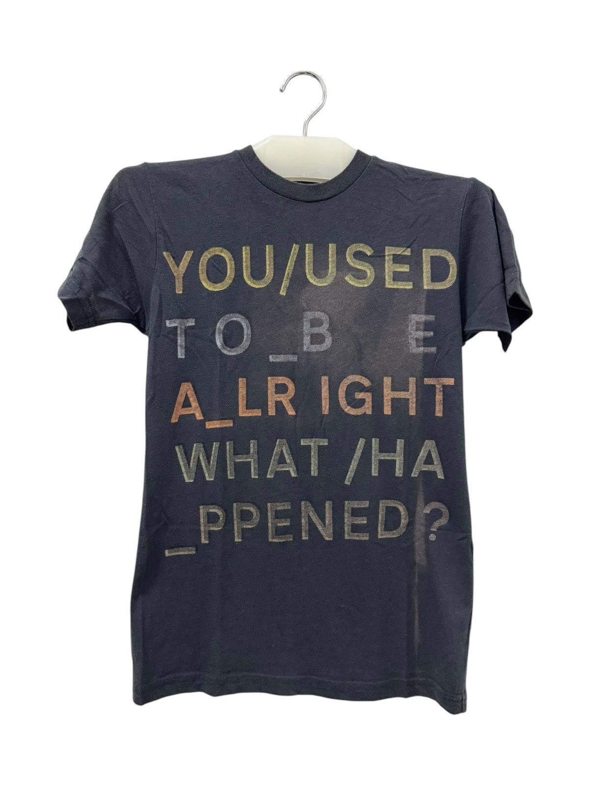 Band Tees In Rainbow Radiohead Extra Small Aop 15 Step Song Lyric Tee Hoodie, Sweatshirt | FlexRushtees.com