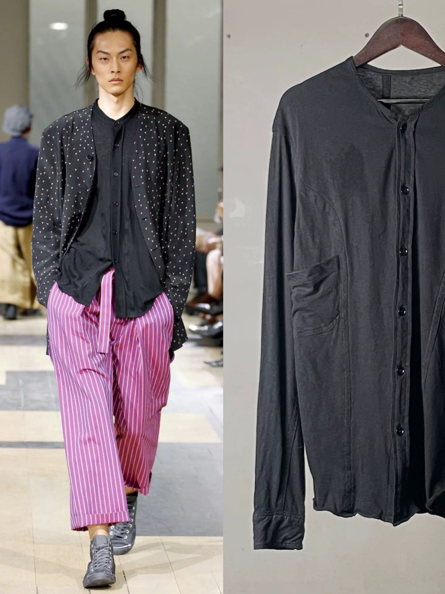Yamamoto Yohji Yamamoto Pour Homme Spring Summer Shirt Hoodie, Sweatshirt | FlexRushtees.com