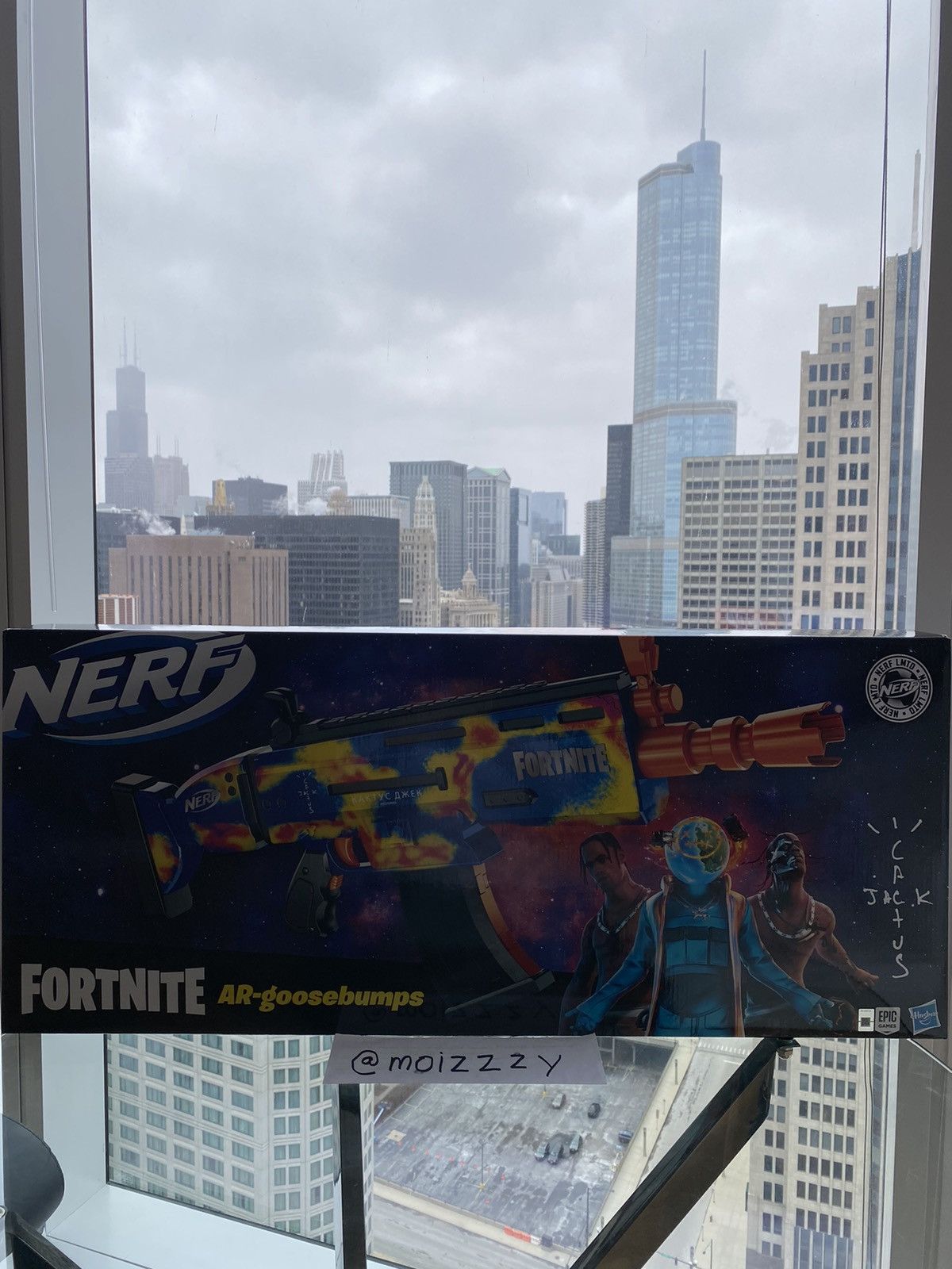 Travis Scott Cactus Jack Fortnite Ar Goosebumps Nerf Elite Dart Blaster