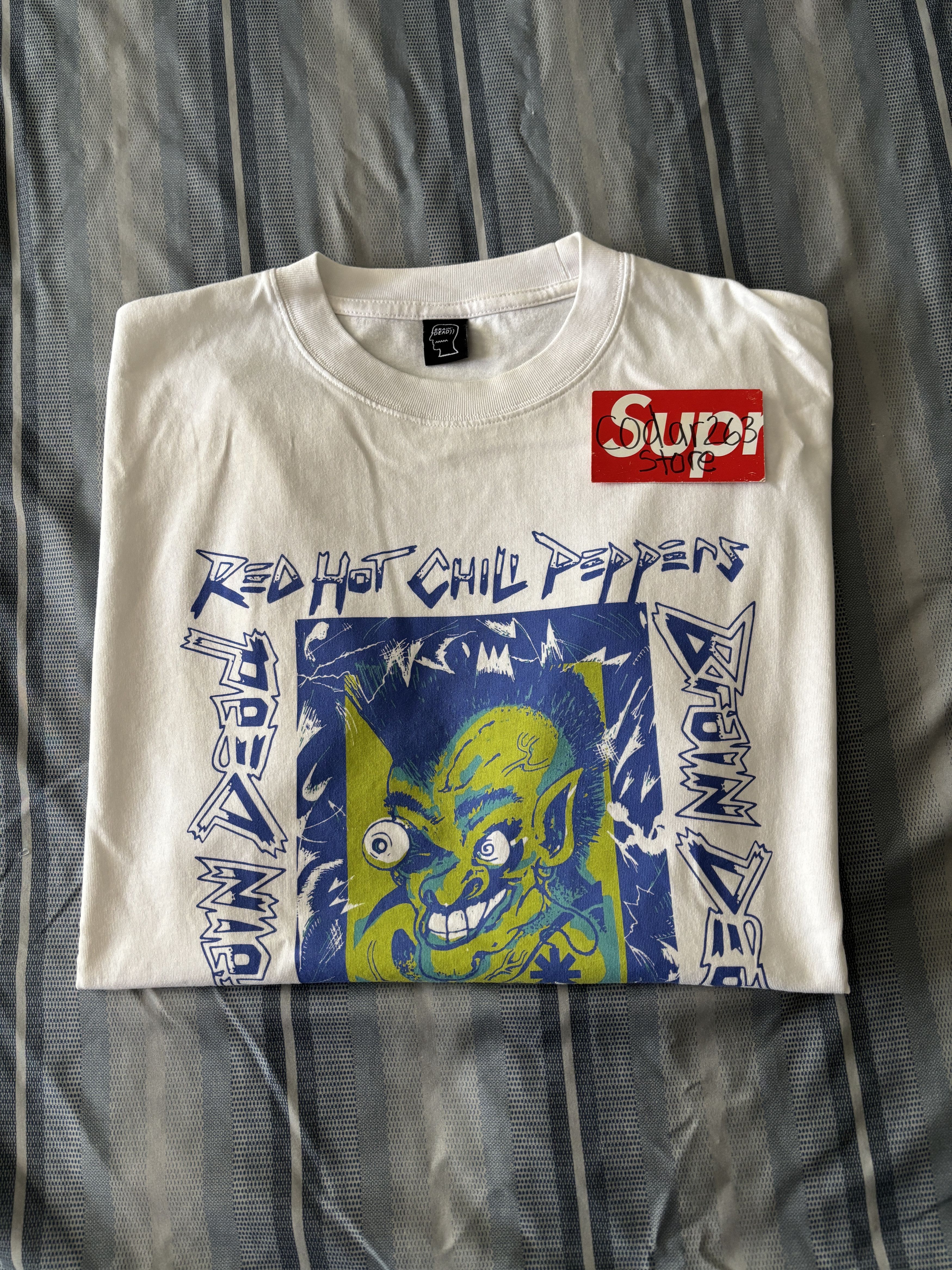 Brain Dead Mutant 1 2 Red Hot Chili Peppers Tee Brain Dead White Merch Hoodie, Sweatshirt | FlexRushtees.com