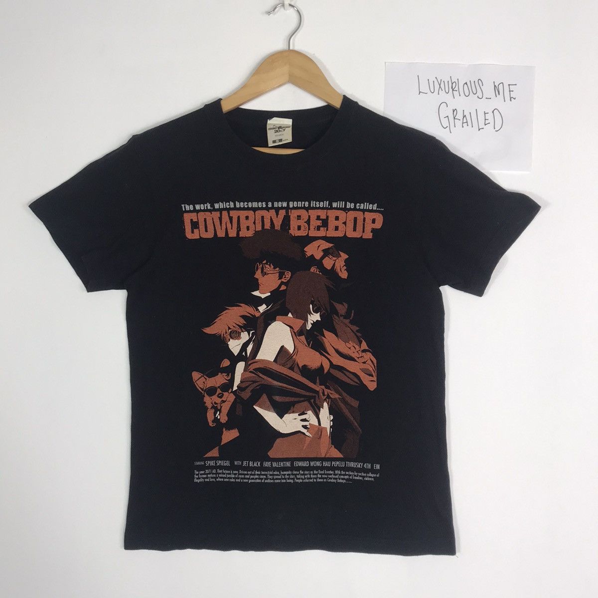 Anime Rare Cowboy Bebop Anniversary 20th Anime T Shirts Hoodie, Sweatshirt | FlexRushtees.com