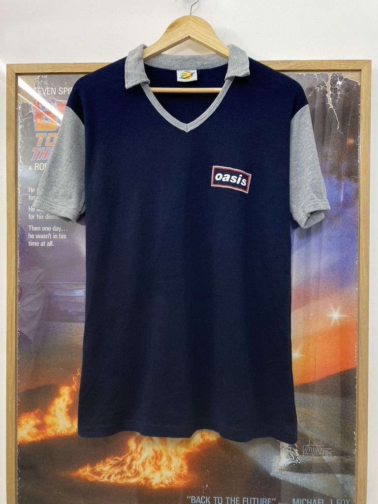 Band Tees 90s Vintage Oasis Collared Style Band T Shirt Hoodie, Sweatshirt | FlexRushtees.com