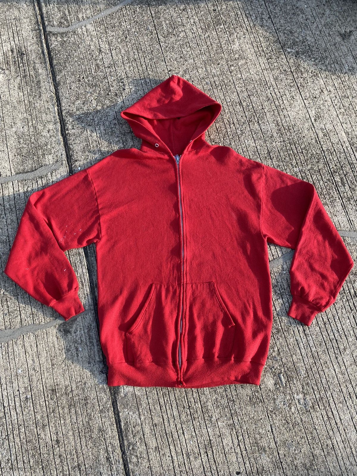 Russell Athletic X Vintage Vintage 90s Jerzees Hoodie Red Tag Xl