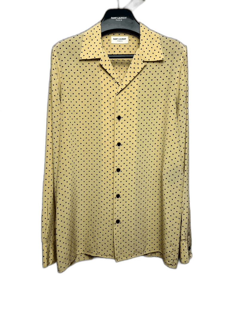 Laurent Paris Saint Laurent Spring Summer Silk Shirt 2507