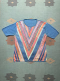 Vintage Vtg 70s T Shirt Psychedelic Abstract Soft Banlon Nylon M