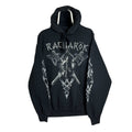 Vintage Fruit Of The Loom Ragnarok Black Music Hoodie Vintage L