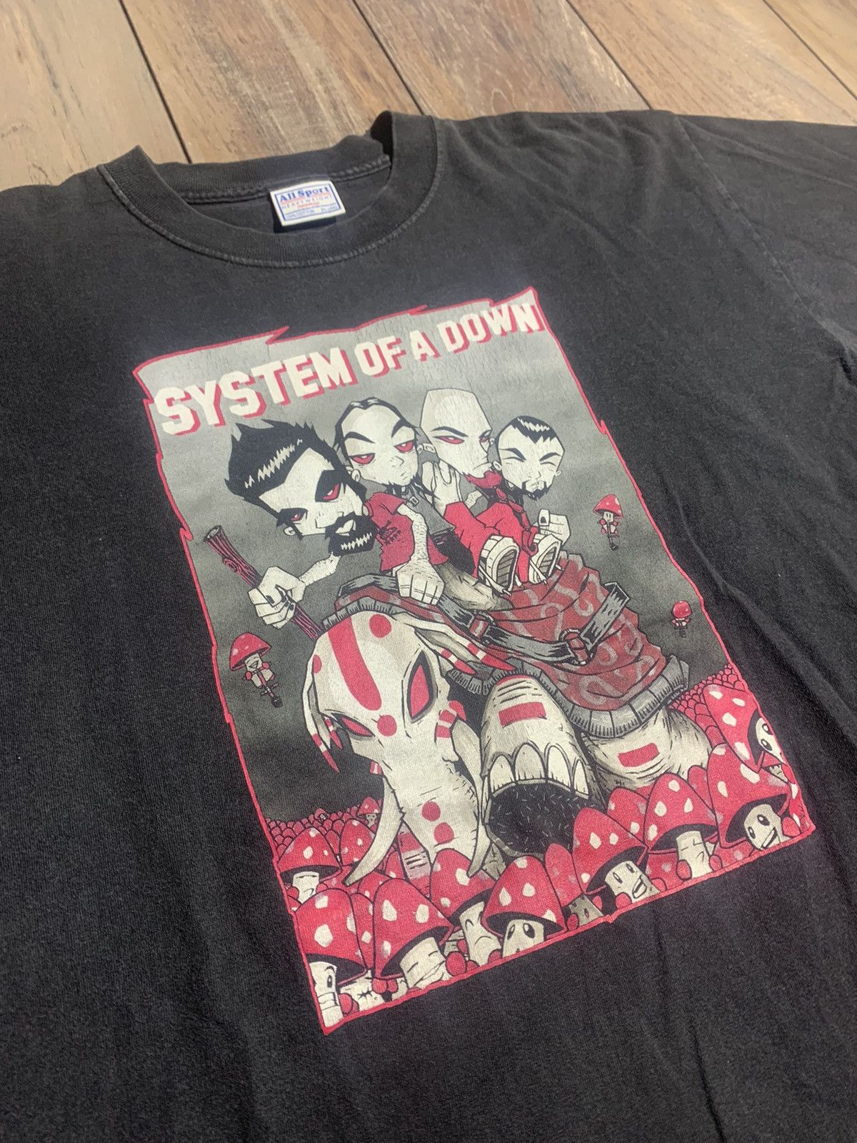 Vintage System Of A Down Punk Band Tour Tee Hoodie, Sweatshirt | FlexRushtees.com