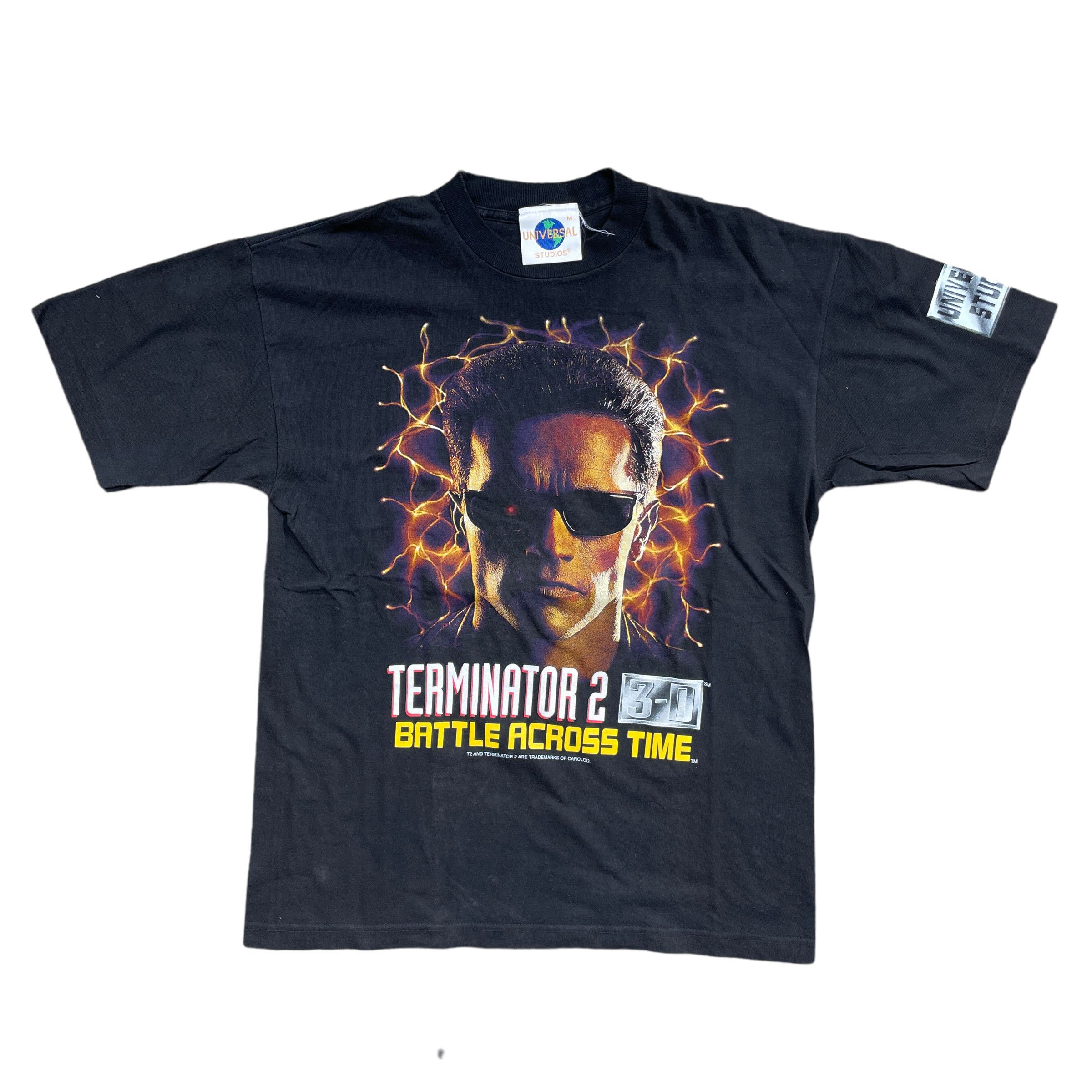 Vintage Terminator 2 3d Movie T Shirt Hoodie, Sweatshirt | FlexRushtees.com