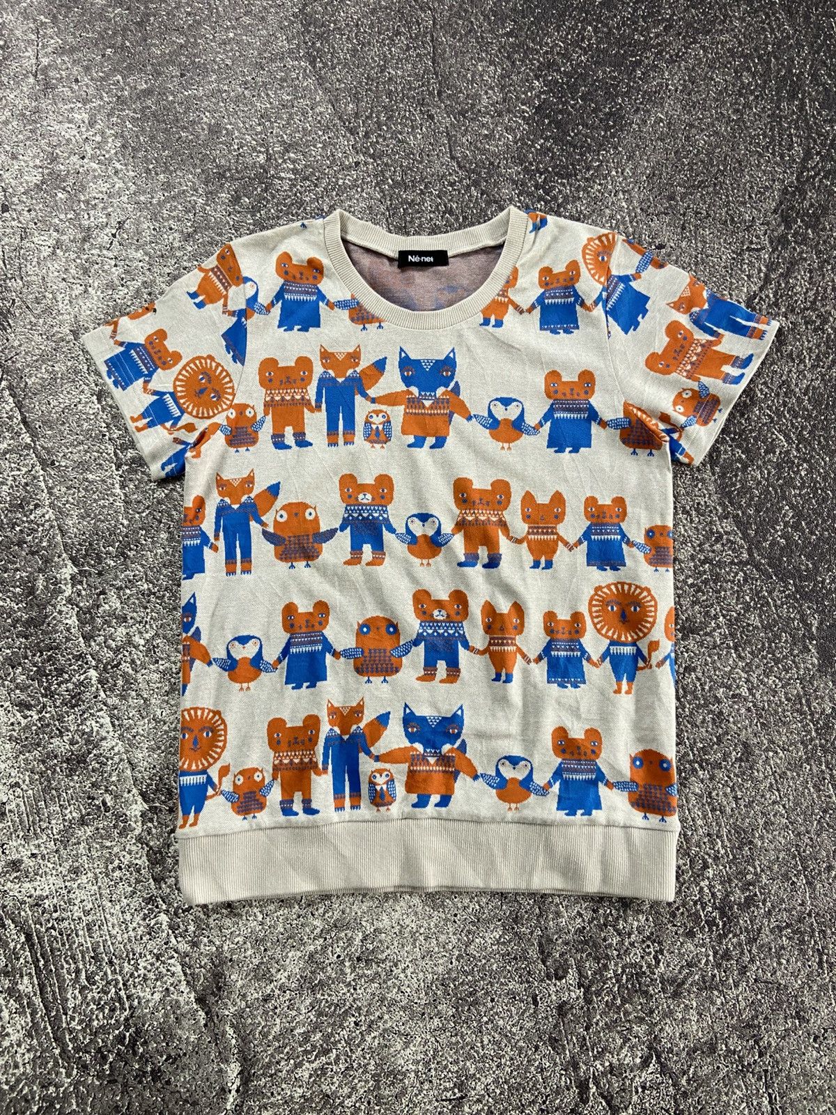 Japanese Brand X Ne Net Ne Net X Donna Wilson Full Print Tshirt