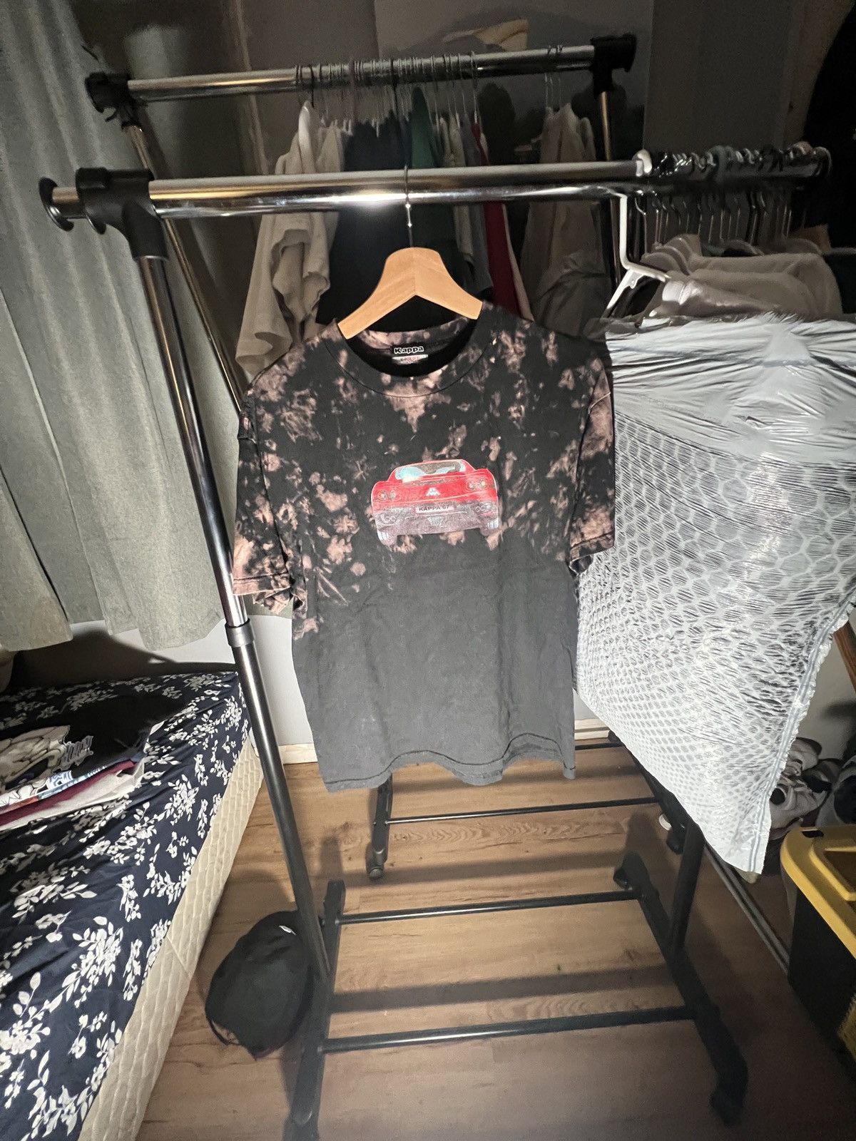 Bleached Vintage Kappa Car Tee Hoodie, Sweatshirt | FlexRushtees.com