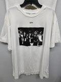 White Off White Mirror Tee Hoodie, Sweatshirt | FlexRushtees.com