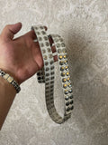 Vintage 90s Japanese Metal Punk Rock Emo Goth Belt Y2k