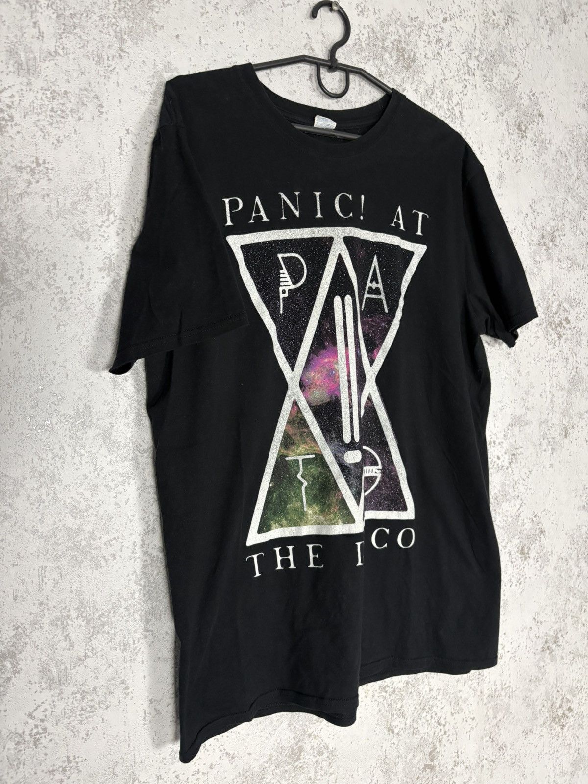Band Tees Panic At The Disco Galaxy Logo Band T Shirt Y2k Punk Emo Xl Hoodie, Sweatshirt | FlexRushtees.com