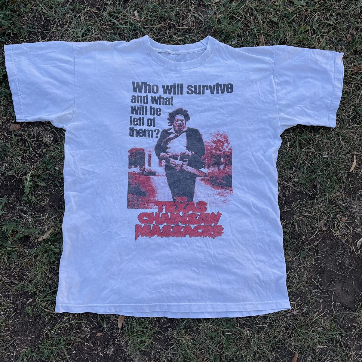 Vintage Y2k Texas Chainsaw Dead Face Band Rock Streetwear