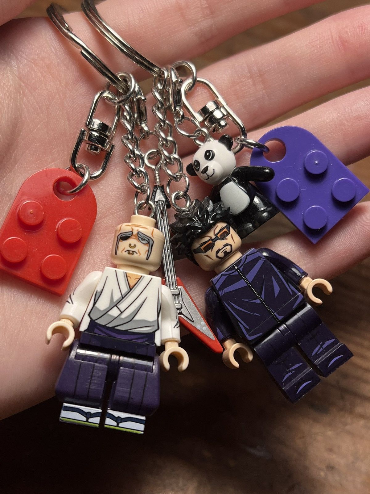 Jujutsu Kaisen Anime Minifigure Keychain Keyring