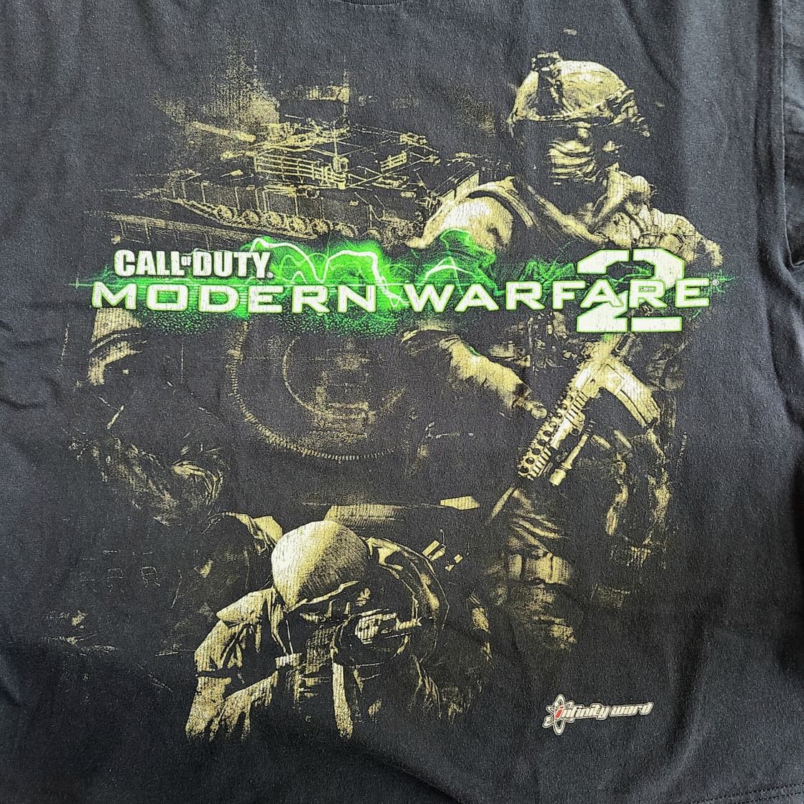 Xl 00s Vintage Call Of Duty Modern Warfare 2 Game T Shirt