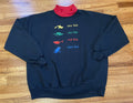 Vintage 80s 90s Dr Suess Xl Jerzees Turtleneck Sweatshirt