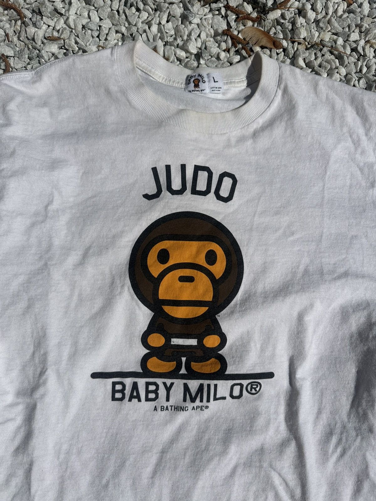 Vintage Judo Baby Milo Bape Tee Hoodie, Sweatshirt | FlexRushtees.com