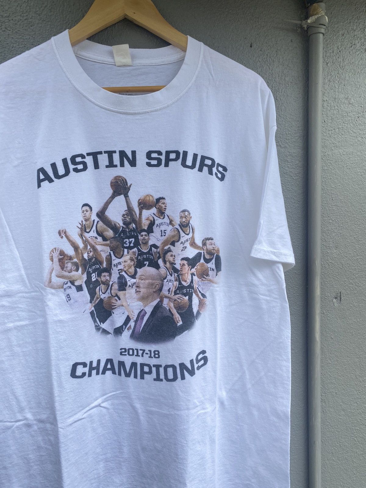Rap Tees X Vintage Nba Austin Spurs Vintage T Shirt Champion 2017 18 Tee Hoodie, Sweatshirt | FlexRushtees.com