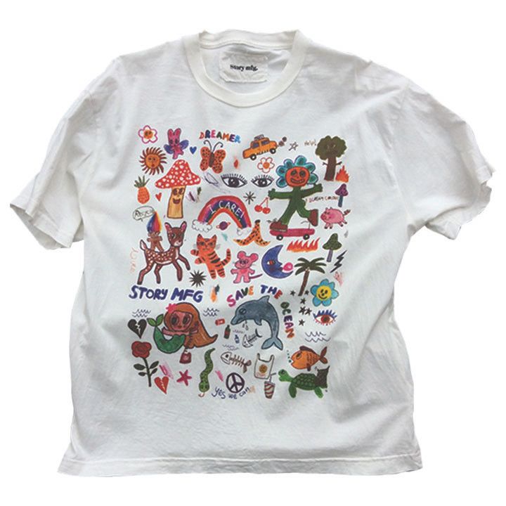 Story Mfg Grateful Tee I Scream Colour Save The Ocean By Humberto Cruz