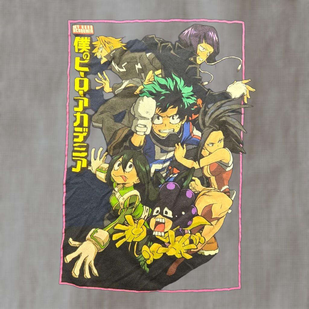 Vintage My Hero Academia Shirt Funimation Blue Adult 3xl Mens