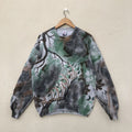 Rare Vintage Jerzees Art Of Nature Overprint Sweatshirt