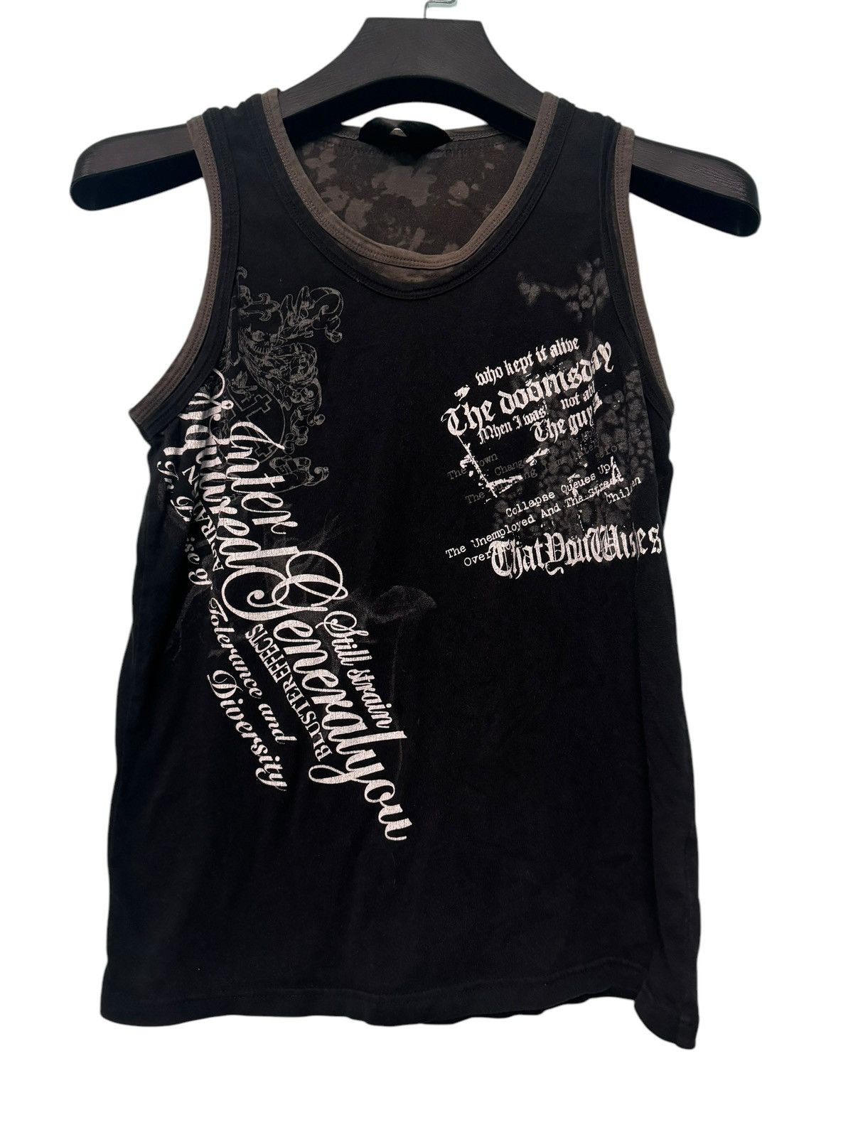 If Six Was Nine Punk Design The Doomsday Sleeve Less Shirt Lgb Style
