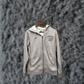 Trading Company Duluth Trading Co Gray Zip Up Hoodie Sweatshirt Men M Hooded Full Zip Winter