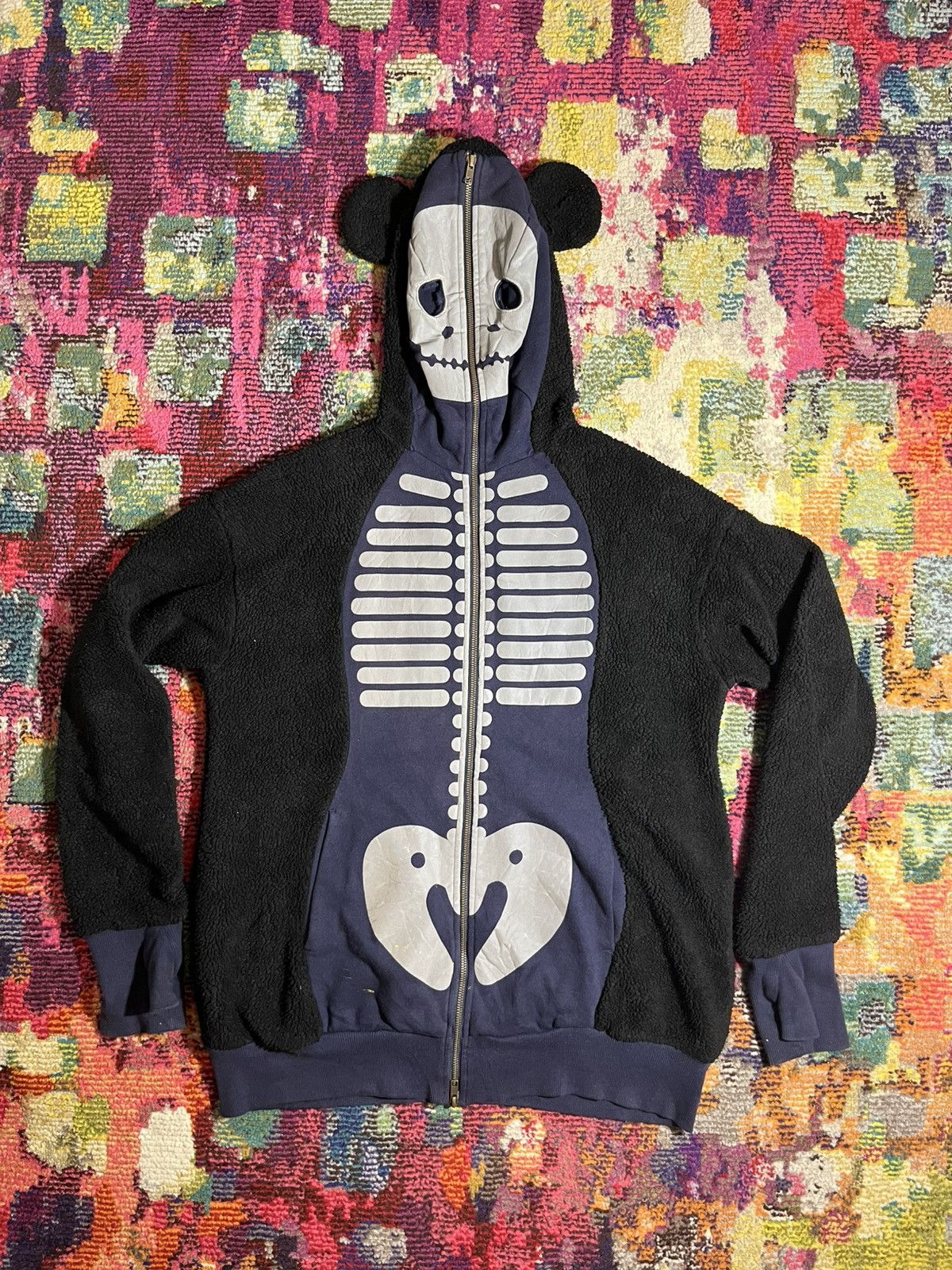 Net 06 Ne Net Bear Full Zip Hoodie Size 3