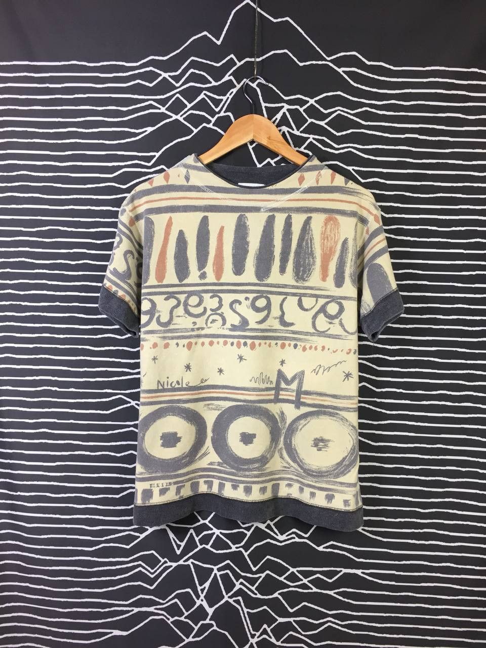 Japanese Brand Nicole Homme Aztec Navajo Tribal Motive Tee