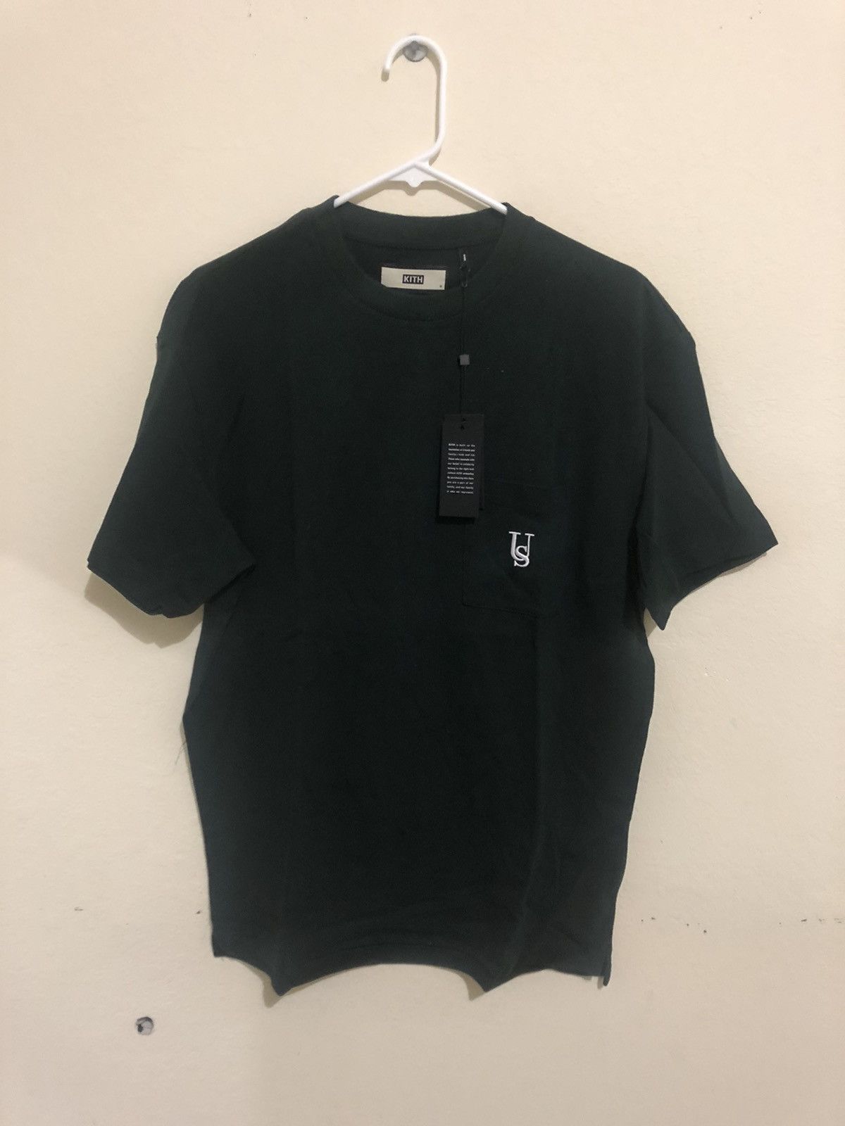 Kith Us Pocket Tee Green M Hoodie, Sweatshirt | FlexRushtees.com