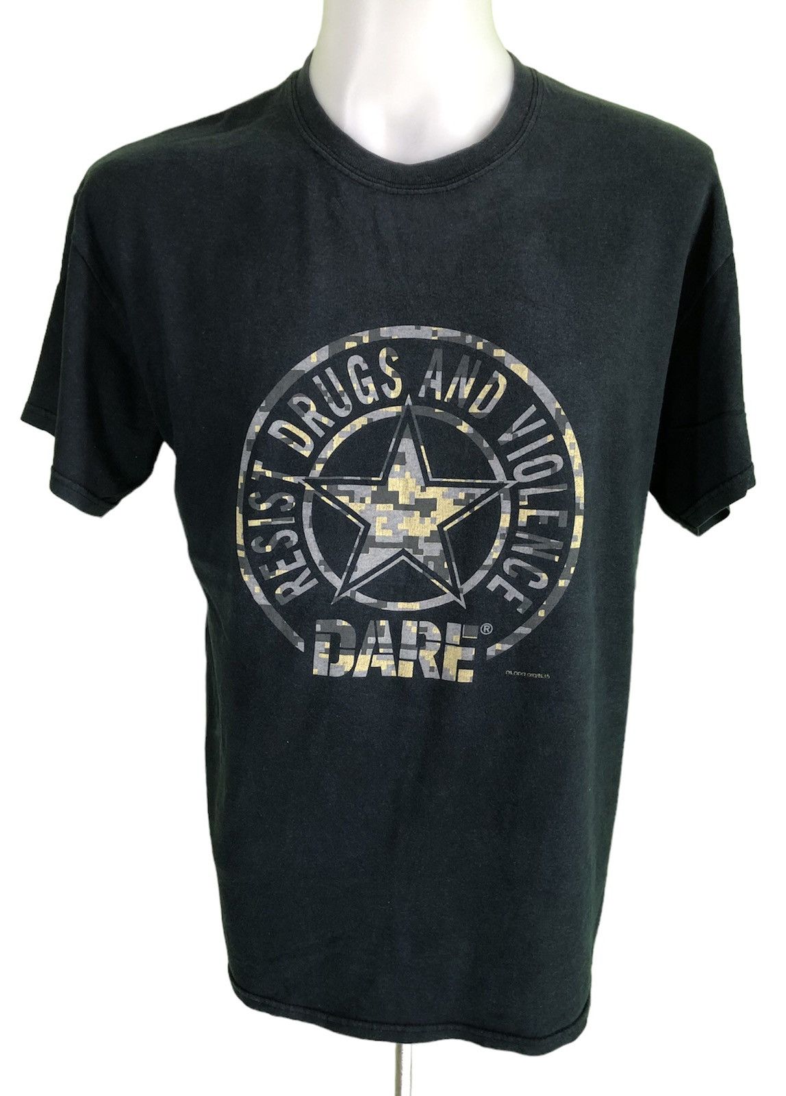 Gildan D A R E Camo Spellout T Shirt Hoodie, Sweatshirt | FlexRushtees.com